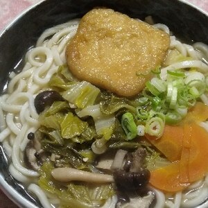 鍋の残りで煮込みうどん